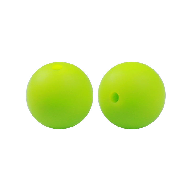 100 12mm Round Silicone Beads