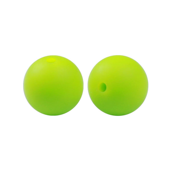 100 12mm Round Silicone Beads