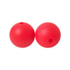 100 12mm Round Silicone Beads
