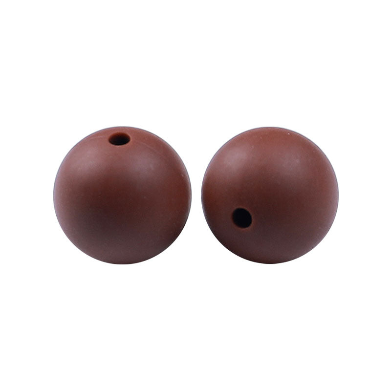 100 12mm Round Silicone Beads