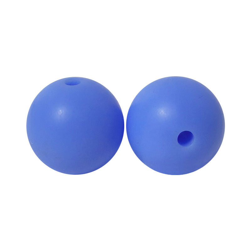 100 12mm Round Silicone Beads