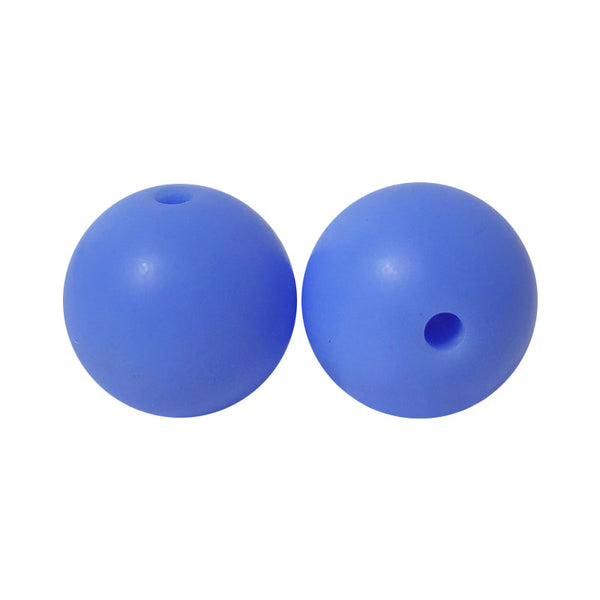 100 12mm Round Silicone Beads