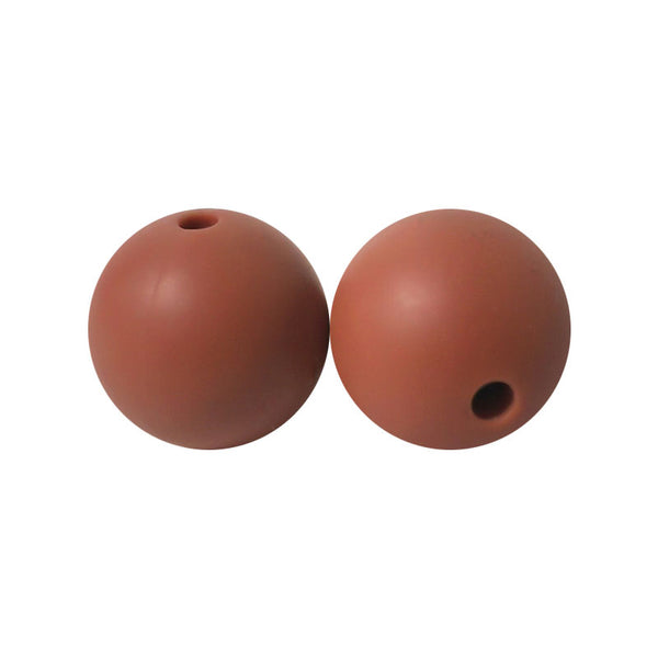 100 12mm Round Silicone Beads