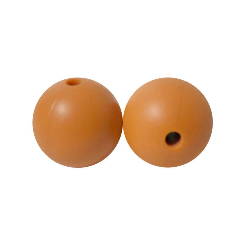 100 12mm Round Silicone Beads