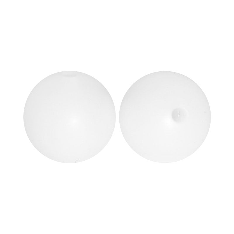 100 12mm Round Silicone Beads