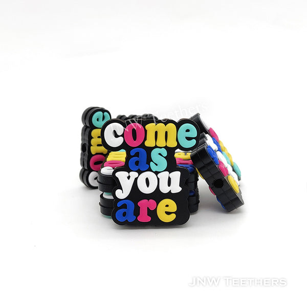 Come As You Are Silicone Focal Beads, Rainbow