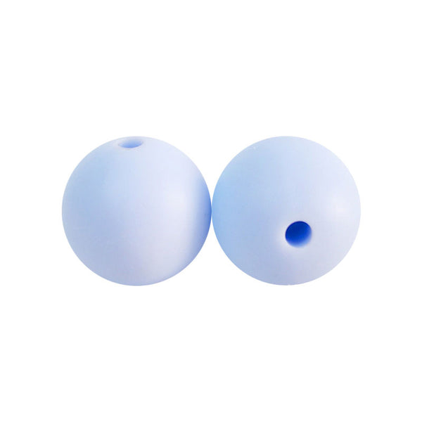 100 12mm Round Silicone Beads