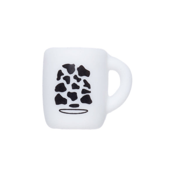 Cow prints printed coffee mug silicone beads wholesale