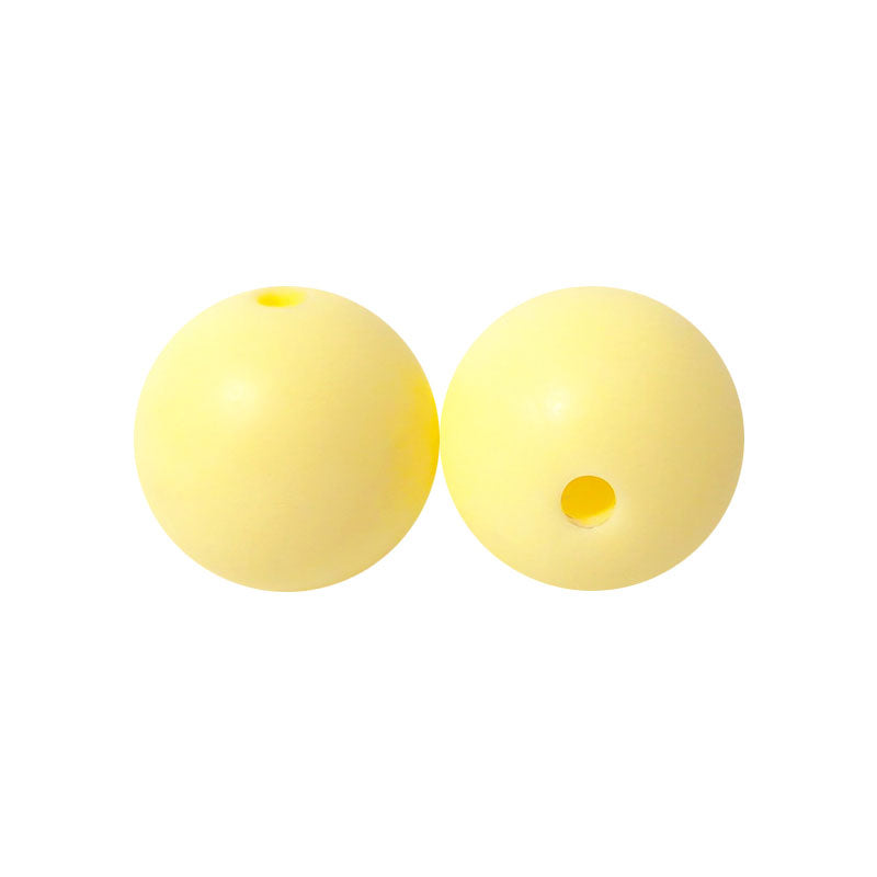 100 12mm Round Silicone Beads