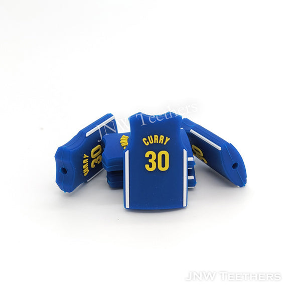 Curry Basketball Clothes Silicone Focal Beads