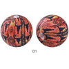 10pcs 15mm Silicone Printed Round Beads