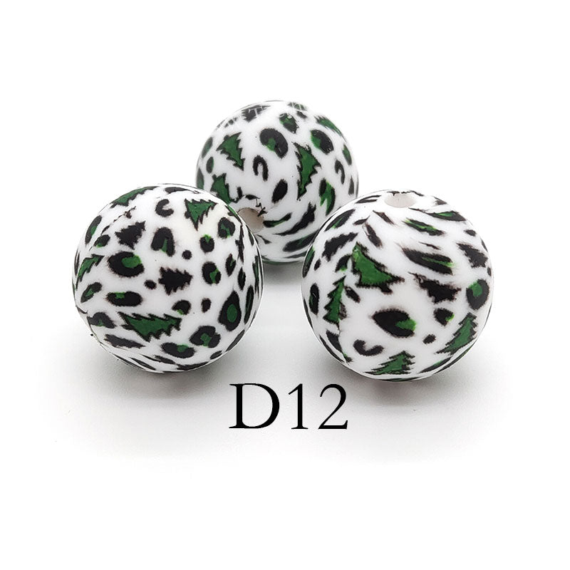 D12 Prints - 15mm Silicone Round Beads