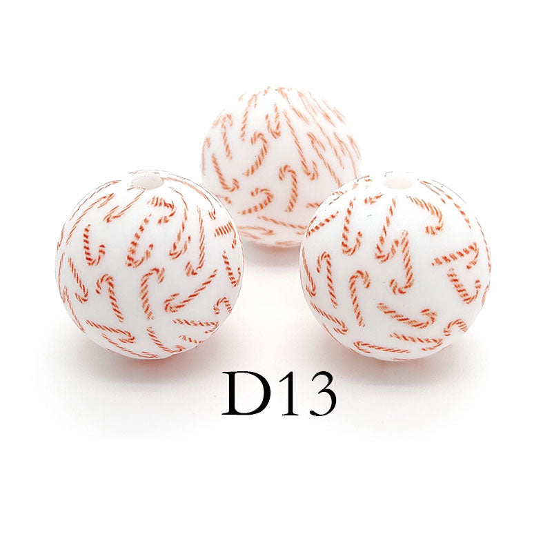 D13 Prints - 15mm Silicone Round Beads