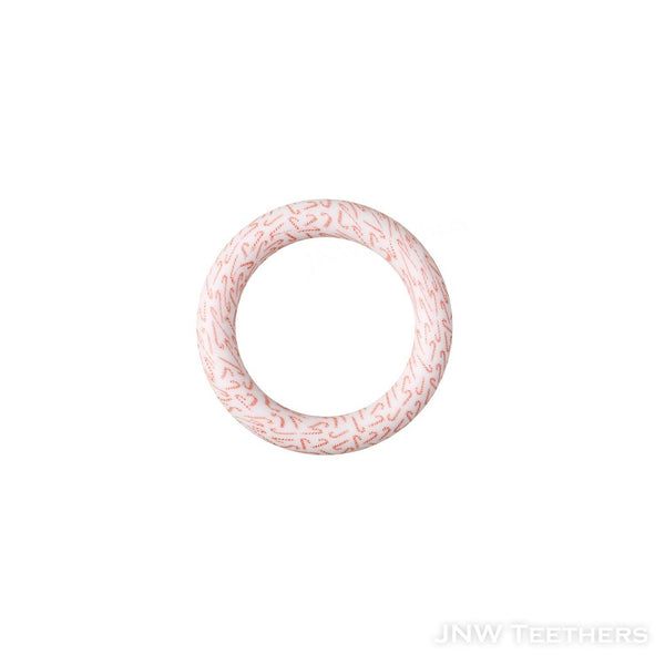 D13 Christmas Candy Cane 65mm silicone printed rings