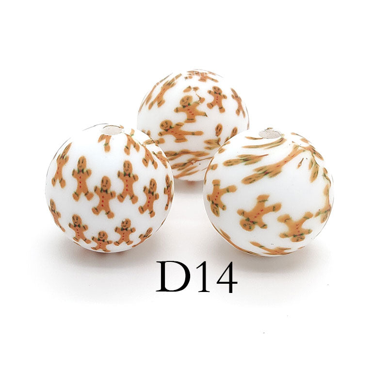 D14 Prints - 15mm Silicone Round Beads