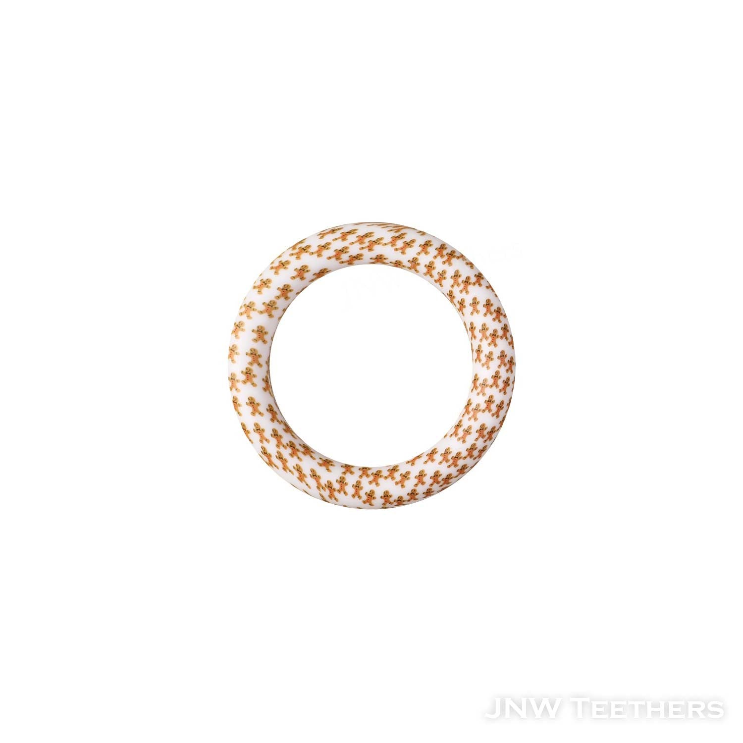 Christmas Gingerbreadmen 65mm silicone printed rings