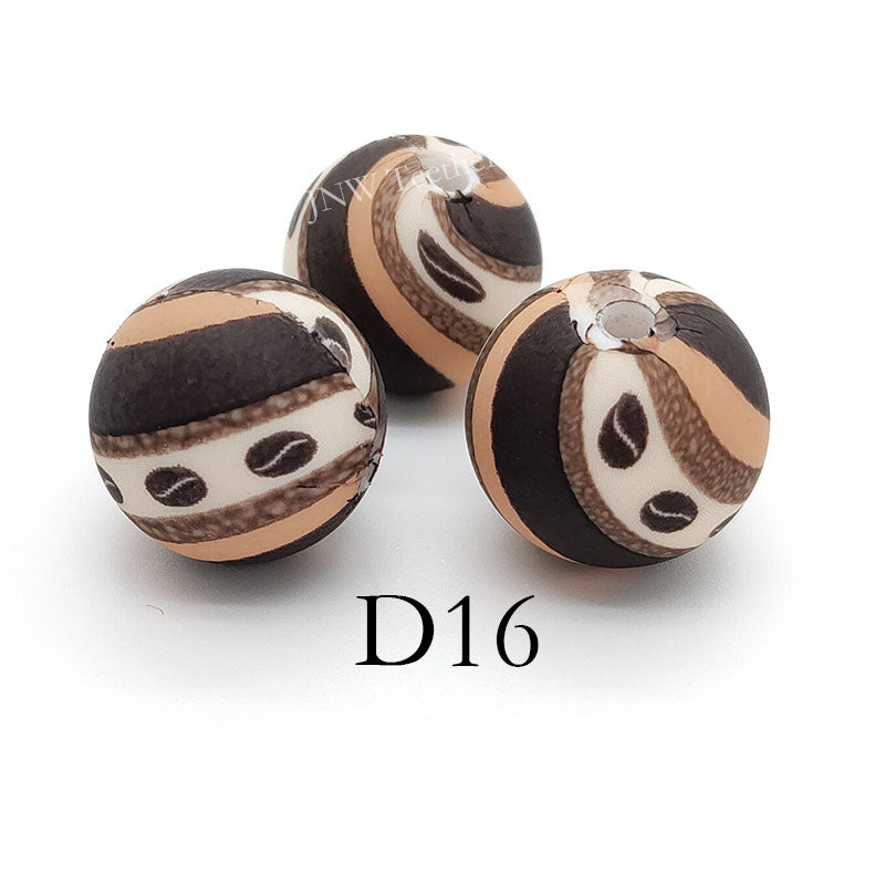 D16 Prints - 15mm Silicone Round Beads