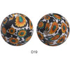 10pcs 15mm Silicone Printed Round Beads
