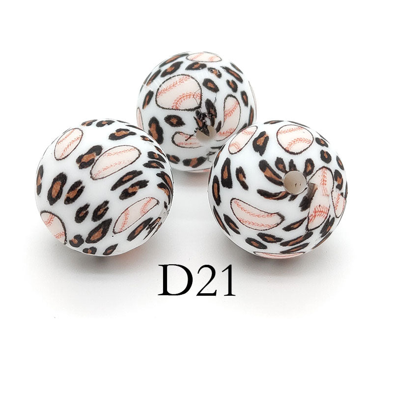 D21 Prints - 15mm Silicone Round Beads