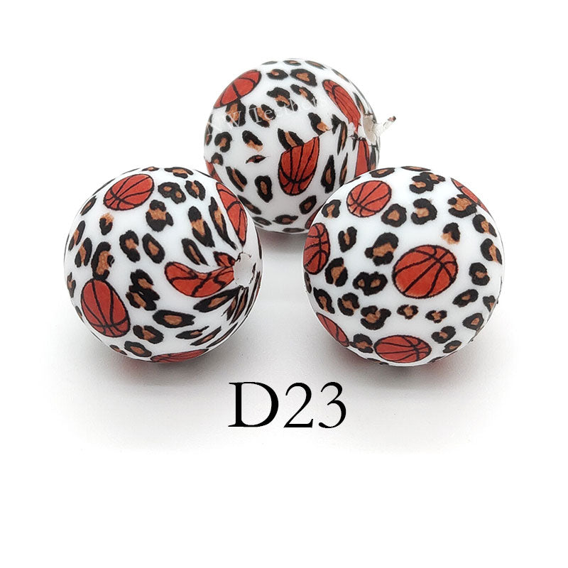 D23 Prints - 15mm Silicone Round Beads