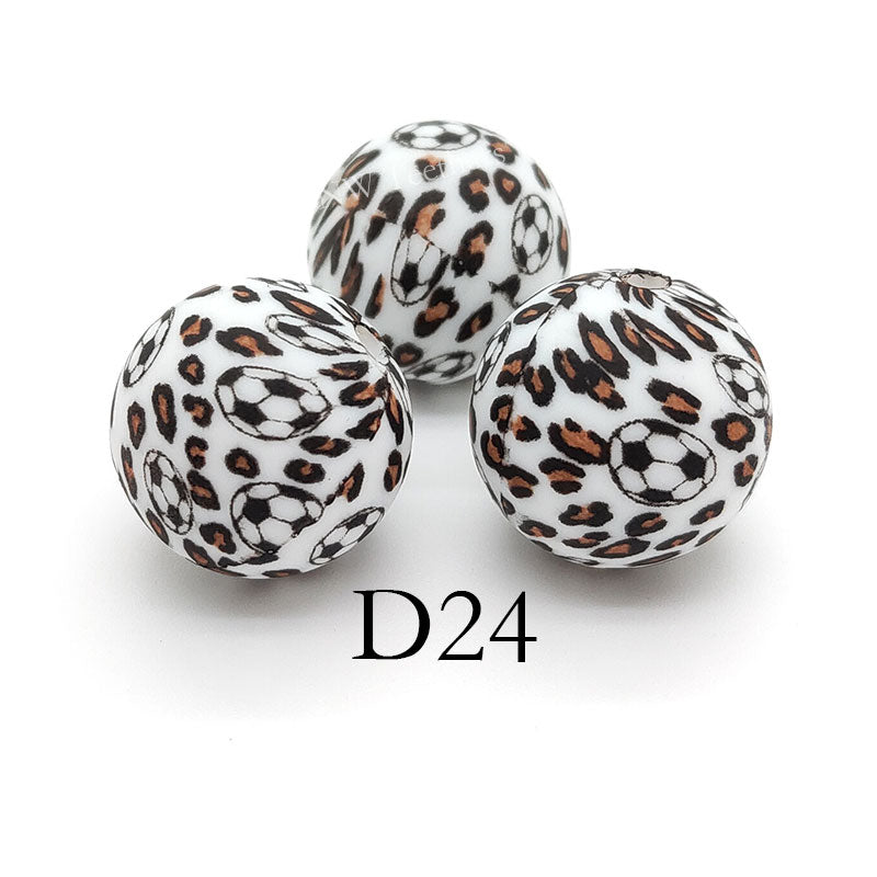 D24 Prints - 15mm Silicone Round Beads