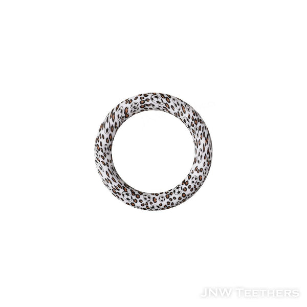 Leopard Soccer printed 65mm silicone rings D24