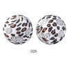 10pcs 15mm Silicone Printed Round Beads