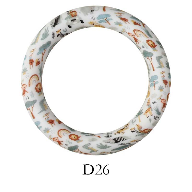 5pcs 65mm Silicone Dount Rings