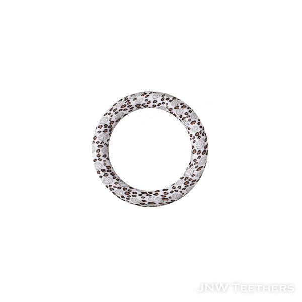 D26 Leopard Volleyball printed 65mm silicone rings