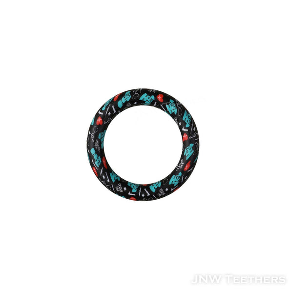 Nurse Clothing printed 65mm silicone rings D29