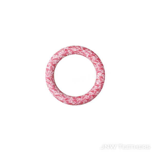 D4 Pink Western Cowboy 65mm silicone printed rings