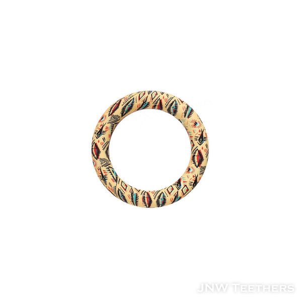 D40 Triba fishbone pattern printed 65mm silicone rings