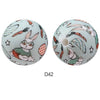10pcs 15mm Silicone Printed Round Beads