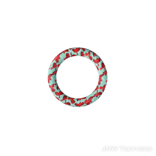 Cardinals printed 65mm silicone rings D49