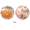 10pcs 15mm Silicone Printed Round Beads