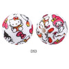 10pcs 15mm Silicone Printed Round Beads