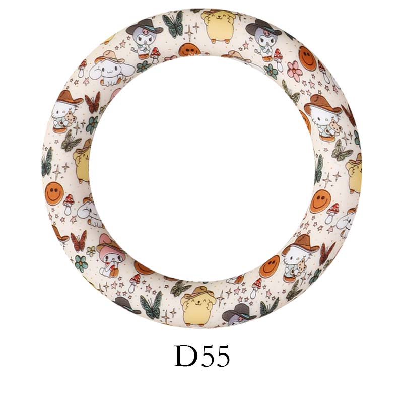 5pcs 65mm Silicone Dount Rings
