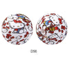 10pcs 15mm Silicone Printed Round Beads