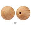 10pcs 15mm Silicone Printed Round Beads