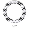 5pcs 65mm Silicone Dount Rings