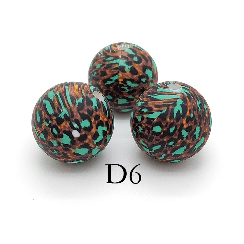 D6 Prints - 15mm Silicone Round Beads