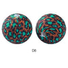10pcs 15mm Silicone Printed Round Beads