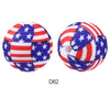 10pcs 15mm Silicone Printed Round Beads