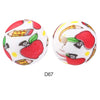 10pcs 15mm Silicone Printed Round Beads