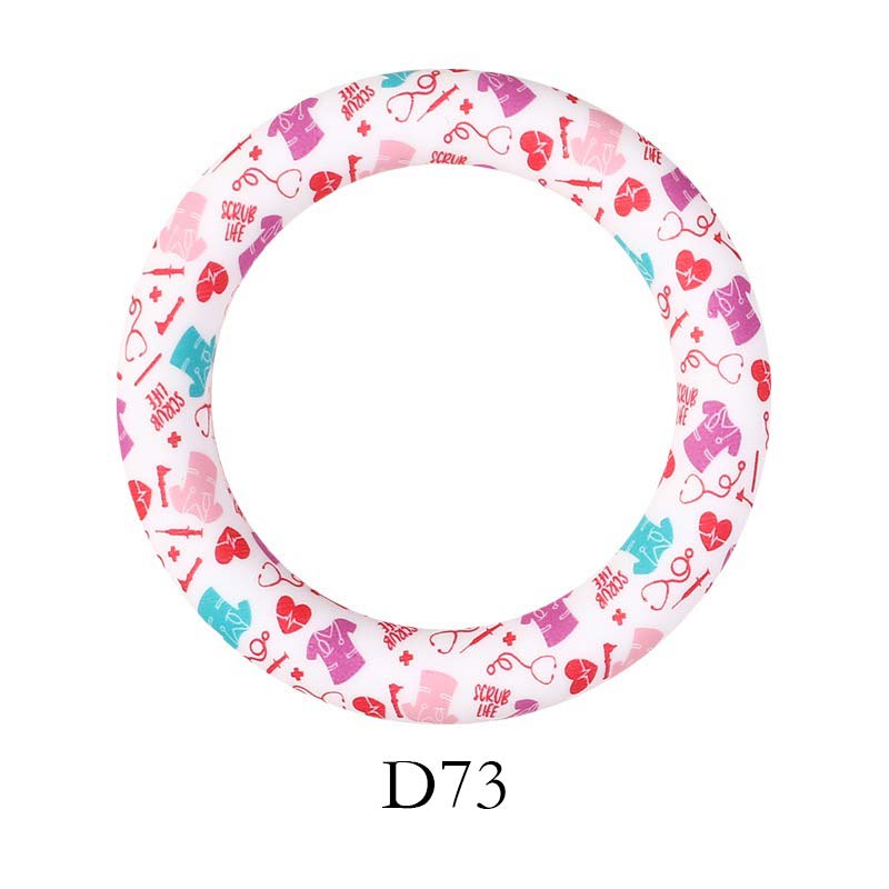 5pcs 65mm Silicone Dount Rings