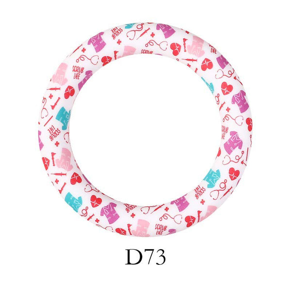 5pcs 65mm Silicone Dount Rings