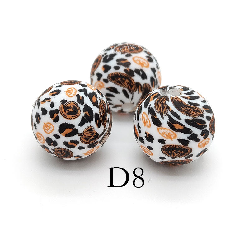 D8 Prints - 15mm Silicone Round Beads