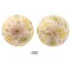 10pcs 15mm Silicone Printed Round Beads