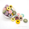 Mini Daisy Silicone Focal Beads 20mm