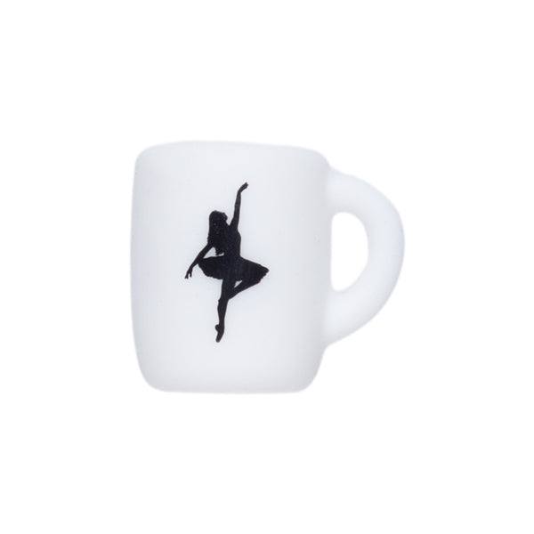JNWTeethers Dancing prints printed coffee mug silicone beads wholesale